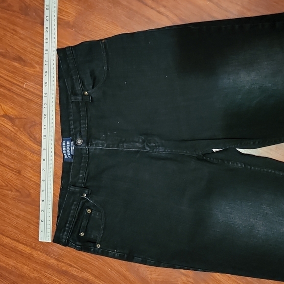 Sargent Pepper Jeans Mens Size 38 Tommy Straight Black Y2K - Picture 4 of 9